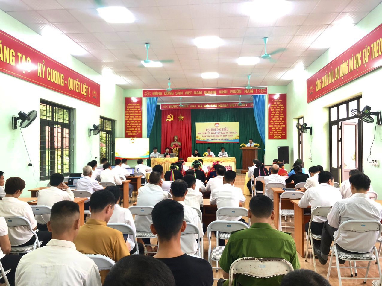 Ủy ban MTTQ Việt Nam xã Hữu Sản tổ chức Đại hội lần thứ IX, nhiệm kỳ 2024 – 2029